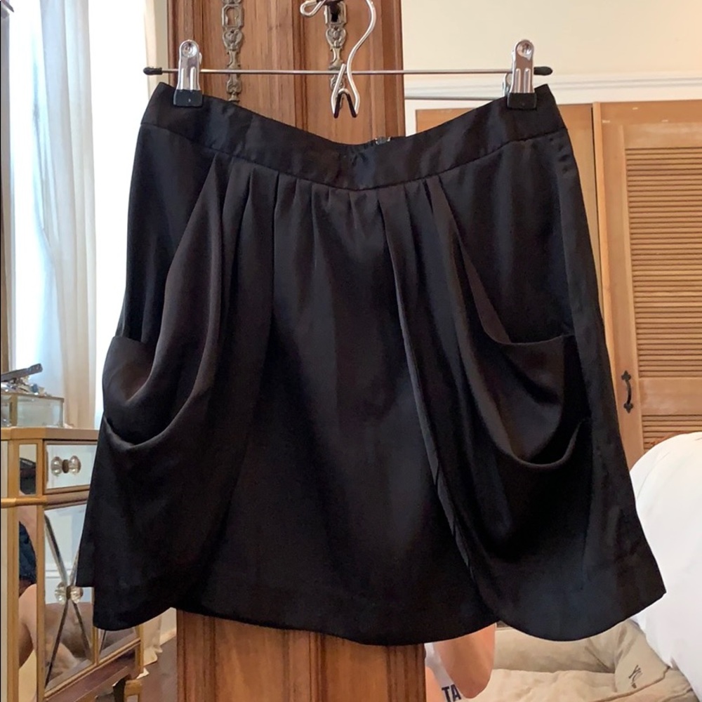 Highwaisted w/ pockets! Silk Skirt